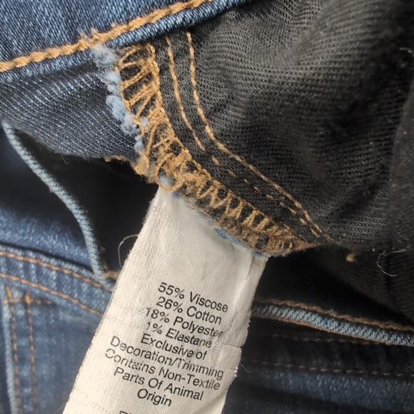 Madewell Jeans Womens 24 Blue Roadtripper Stretch Distressed Normcore Casual - Picture 6 of 11